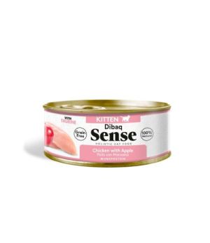 Alimento Húmedo Gatito Dibaq Sense Pollo con Manzana 70 Gr